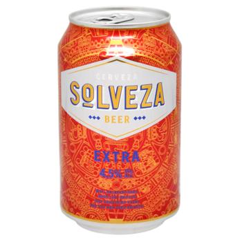 Пиво Solveza Extra светлое 4,5% 0,33л - купить, цены на NOVUS - фото 1