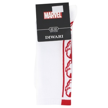 Diwari Marvel Man's Socks s.27 white 19C-222SPM - buy, prices for - photo 2