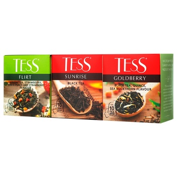 Tess Goldberry+Sunrise+Flirt Tea Set 30pcs 1.6g