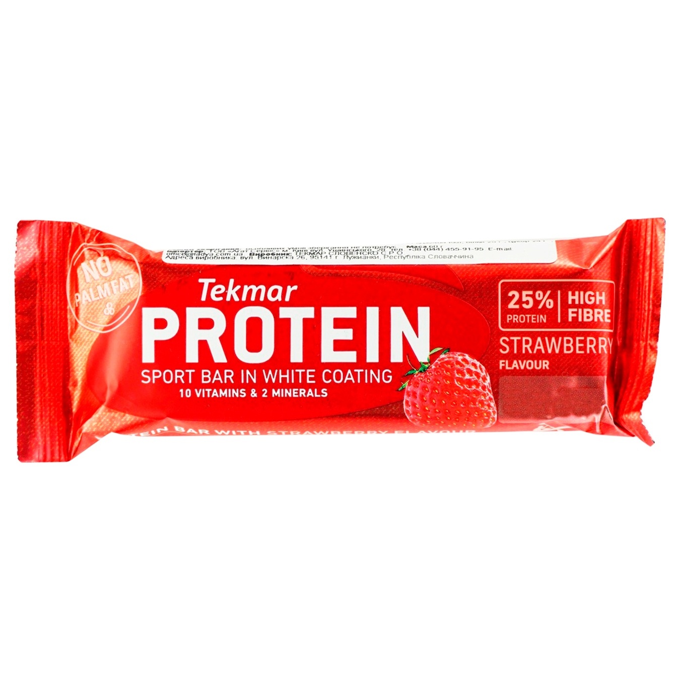 

Батончик Tekmar Protein с клубникой 60г