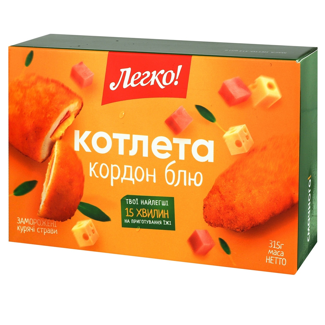 

Котлета Легко! Кордон Блю замороженная 315г