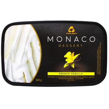 Мороженое Три Медведя Monaco Французская ваниль 500г - купить, цены на Auchan - фото 2