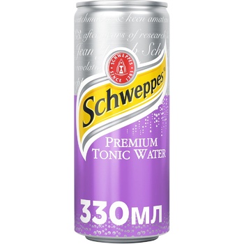 Напій Schweppes Premium Tonic Water сильногазований безалкогольний з/б 0,33л - купити, ціни на METRO - фото 2