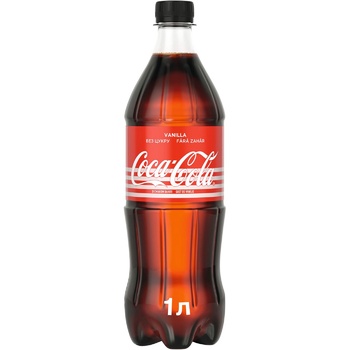 Coca-Cola Zero Vanilla Drink Non-Alcoholic Highly Carbonated Low Calorie 1l - buy, prices for Chudo Market - photo 2