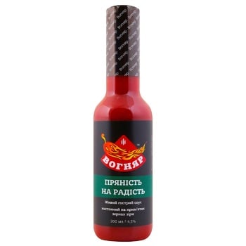 Vognyar Spicy joy #4 Hot sauce 200ml - buy, prices for Auchan - photo 4