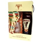 Ликер Amarula Cream&Marula Fruit 17% 0,7л + 2 бокала в коробке