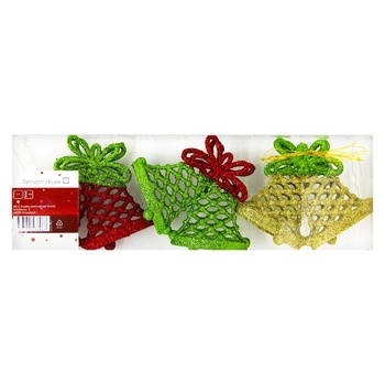 Tarrington House Bell Pendant 11cm 3pcs - buy, prices for - photo 1