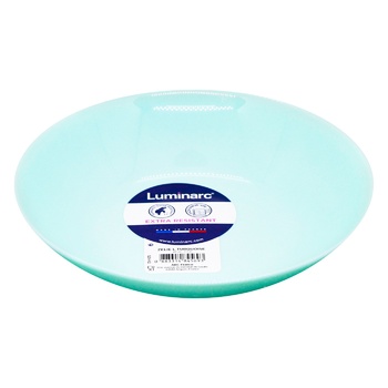 Plate Luminarc turquoise deep 20cm France - buy, prices for Auchan - photo 1