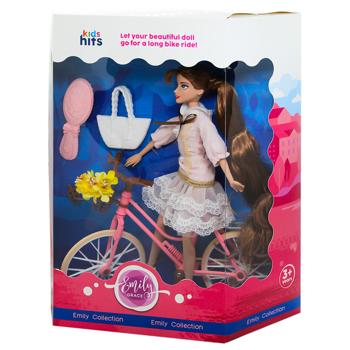 Emily Romantic Doll Toy with Bicycle KH23/019 - buy, prices for MegaMarket - photo 1