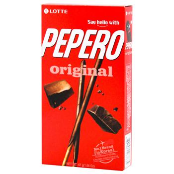 Lotte Pepero Original Straw in chocolate 47g