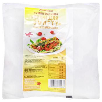 Auchan Vegetable Mixture for Omelet 400g - buy, prices for Auchan - photo 1