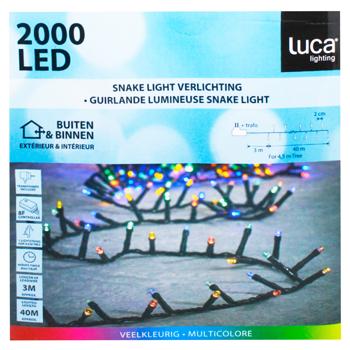 Luca Lighting Snake Garland 2000 LED 40m Multicolored Light - buy, prices for - photo 2