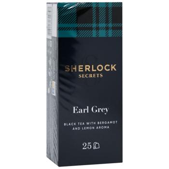 Чай черный Sherlock Secrets Earl Grey 2г*25шт - купить, цены на NOVUS - фото 2