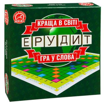 Arial Ukrainian Erudite Board Game