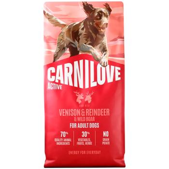 Корм сухий Carnilove Active з олениною та диким кабаном для собак всіх порід 12кг - купити, ціни на MasterZoo - фото 1