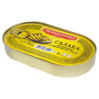 Gospodarochka Fried Baltic Herring in Mustard Sauce 170g - buy, prices for - photo 4