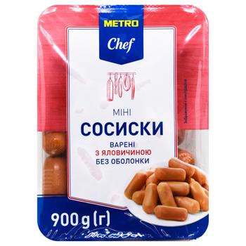 Сосиски Metro Chef с говядиной вареной 900г - купить, цены на METRO - фото 2