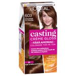 L'Oreal Paris Casting Creme Gloss 603 Chocolate with Vanilla Ammonia Free Hair Dye