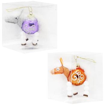 Куля ялинкова Символ Року скляна 40мм - купити, ціни на ULTRAMARKET - фото 1