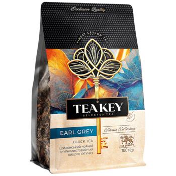 Чай чорний Tea Key EARL GREY 100 г - купити, ціни на Епіцентр FOOD - фото 1
