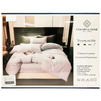 Комплект постельного белья Colorful Home сатин страйп - купить, цены на Восторг - фото 1
