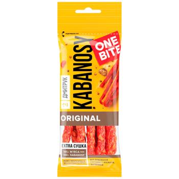 Ковбаски Дмитрук Kabanosy One Bite Original зі свинини 50г - купити, ціни на Епіцентр FOOD - фото 2