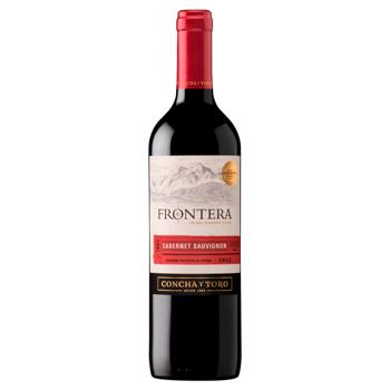 Вино Frontera Cabernet Sauvignon червоне напівсухе 12,5% 0,75л - купити, ціни на Cупермаркет "Харків" - фото 1