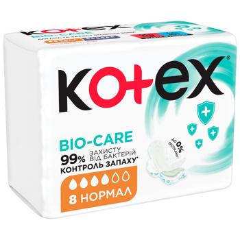 Kotex Bio Care Normal Sanitary Pads 8pcs - buy, prices for Ideal - photo 2