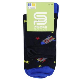 Носки Premier Socks Космос детские классические р.22-24 - купить, цены на NOVUS - фото 1