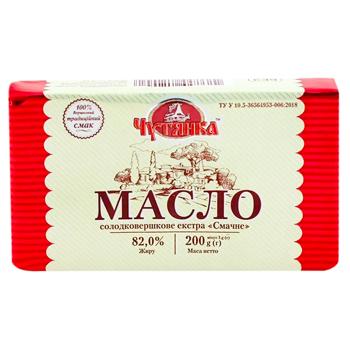 Chutianka Smachne Sweet Cream Extra Butter 82% 200g