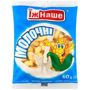 Yizh Nashe Milky Corn Sticks 60g - buy, prices for Chudo Market - photo 1