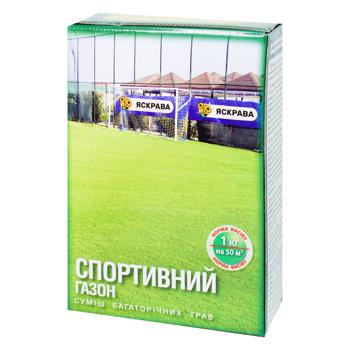 Трава Яскрава Спортивний газон 1кг - купити, ціни на Auchan - фото 1