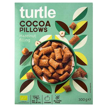 Завтрак сухой Turtle Какао-подушечки с фундуком органический 300г - купить, цены на Grono - фото 2