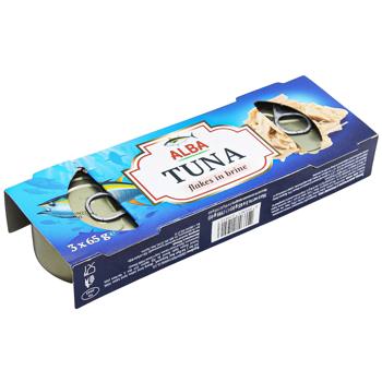 Тунец Alba Food кусочками в собственном соку 65г х 3шт - купить, цены на - фото 2