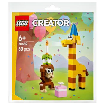 Конструктор Lego Creator Святкові тваринки до дня народження 30689 - купити, ціни на Auchan - фото 1