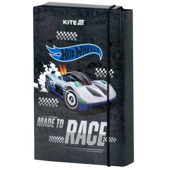 Папка для зошитів Kite Hot Wheels на гумці картон В5