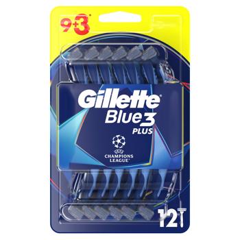 Бритви одноразові Gillette Blue3 Plus Comfort 12шт - купити, ціни на Таврія В - фото 3