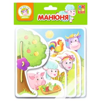 Игра-книжечка Vladi Toys Манюня. Ферма