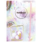 Книга записная Buromax Abstract светло-розовая А5 96 листов