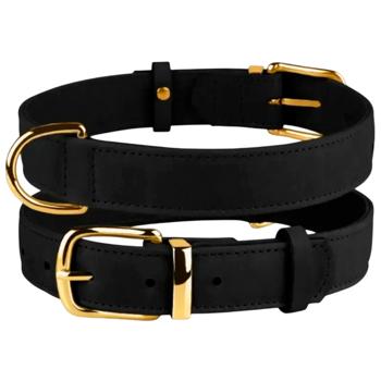 Barksi BronzeDog Crazy шкіряний нашийник для собак XXS - чорний - купить, цены на MasterZoo - фото 3