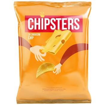 Чипси Chipster's картопляні зі смаком сиру 70г - купити, ціни на МегаМаркет - фото 1