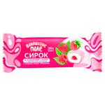 Voloshkove Pole Raspberry Glazed Curd Snack 26% 36g