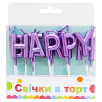 Party Favors Letters Metallic Candles 13pcs - buy, prices for NOVUS - photo 3