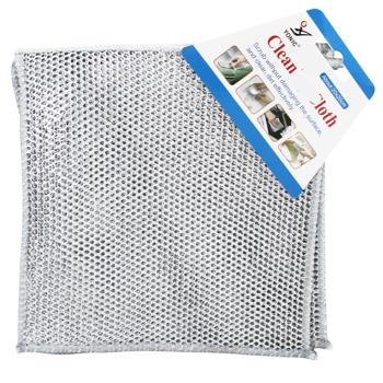 Серветка-сітка Yonic для чищення 20х20см, 2шт.  арт. 34842-50 И986 - купити, ціни на КОСМОС - фото 1