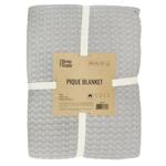 Плед Ardesto Pique 220х230см сірий