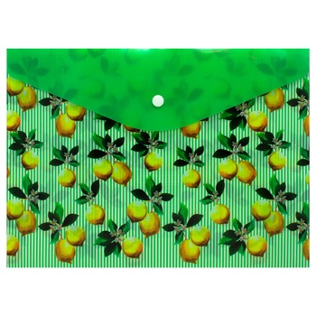 Buromax Lemons A4 Envelope Folder lime