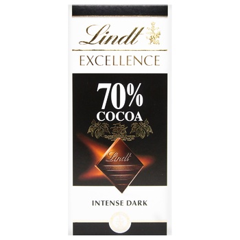 Lindt Excellence Dark Chocolate 70% 100g - buy, prices for METRO - photo 1