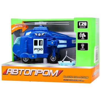 Іграшка Автопром Гелікоптер 1:20 зі звуком та світлом - купити, ціни на КОСМОС - фото 2