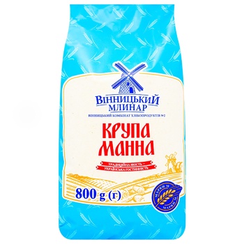 Крупа манна Вінницький Млинар 800г - купити, ціни на КОСМОС - фото 2