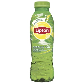 Чай холодный Lipton зеленый 0,5л - купить, цены на Auchan - фото 1